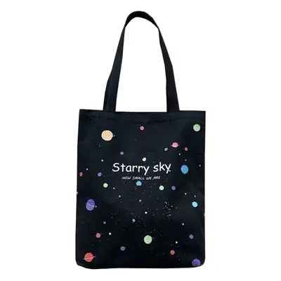 Spring and Summer Canvas Bag Women's Summer Ins Japanese Style Han Feng Large Capacity Student Class Schoolbag Shoulder Hand Carrying Bag