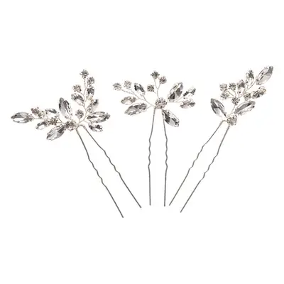 2023 Women Crystal Leaf Hairpins Wedding Accessories