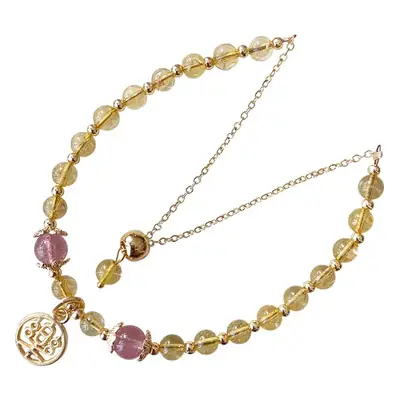 Jingyao Golden Crystal Hair Chains for Women