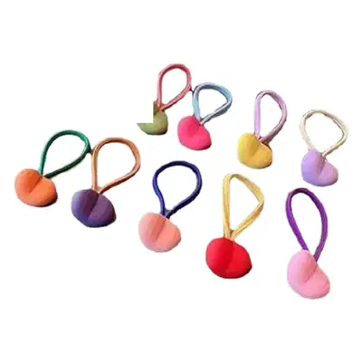 Children's Hair Rings Korea Cute Candy Color Box 10 Small Cartoon Rabbit Love Hair