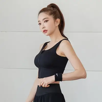 Women Yoga Bra Black Sports Bra Summer Fit