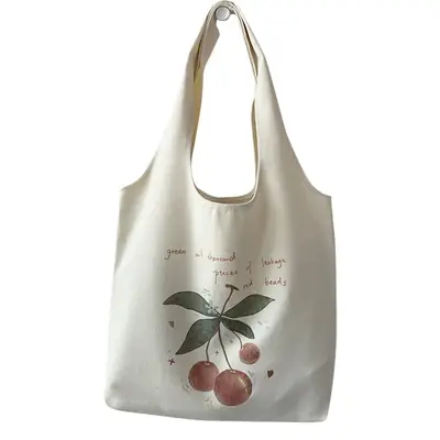 Artistic Canvas Bag Women's Single Shoulder Large Capacity