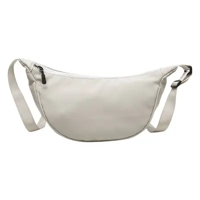Women's Creamy K-Style Crossbody Bag with Adjustable Strap