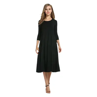 2024 Women's Cross-Border Long Dress 13 Color Large Hem