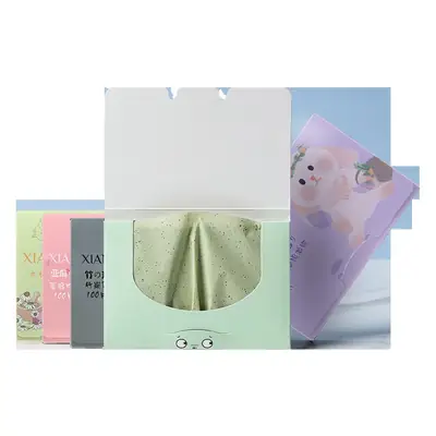 Green Tea Fragrance Facial Oil Absorbing Paper 100pcs