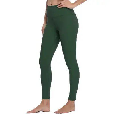 Women's Blue High Waist Yoga Pants High Waist Sports Leggings