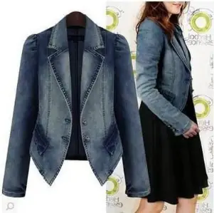 Denim Small Coat Women Loose Korean Short Fashion Net Red Easiest for Match Casual Jacket Top 2019 Autumn and Winter New