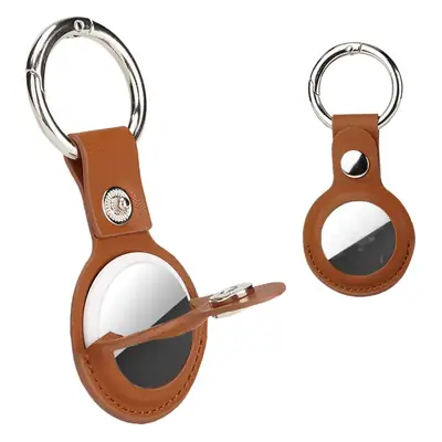 Apple AirTag Keychain with Mirror & Leather Case