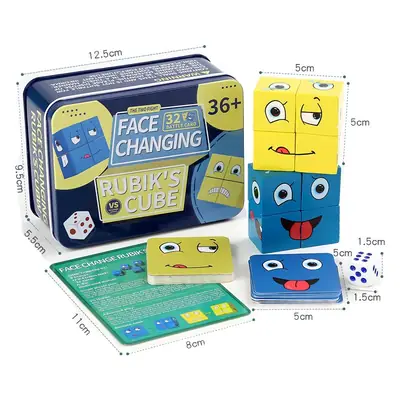 Face-Change Rubik's Cube Puzzle for Kids