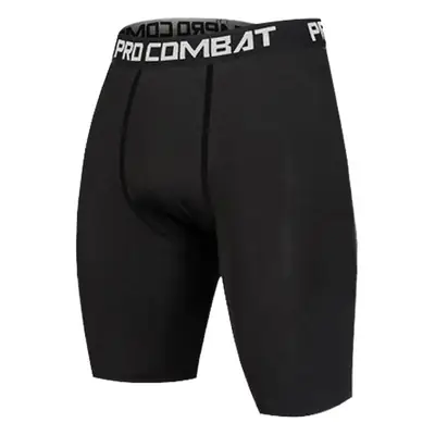 Men's Compression Sports Tights Black Quick Dry Elastic