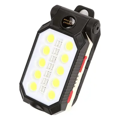 USB Rechargeable Flashlight with Magnet & Camping Design