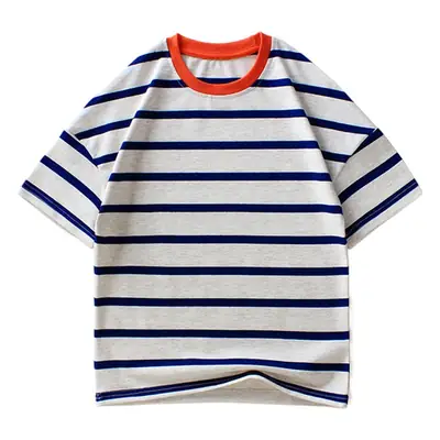 Boys Striped T-Shirt Large Summer Casual Wear