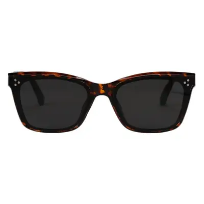 Women Retro Square Sunglasses with Rivet Design
