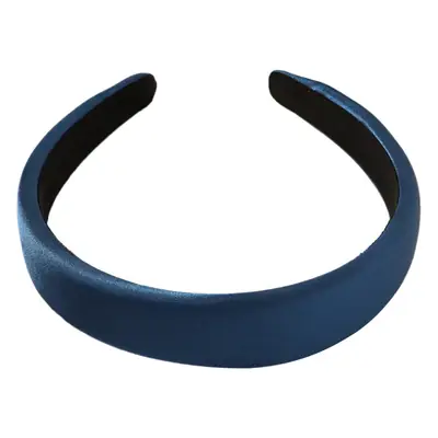 Satin Sponge Headband for Women Green Retro Style