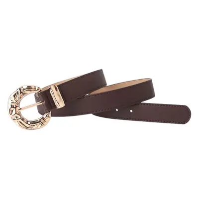 Gold Plated Big Head Metal Belt for Women