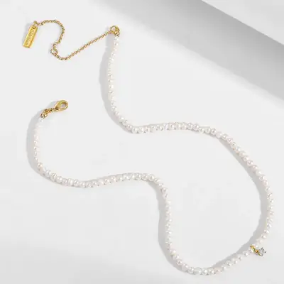 Japanese & Korean Style Pearl Clavicle Necklace for Women