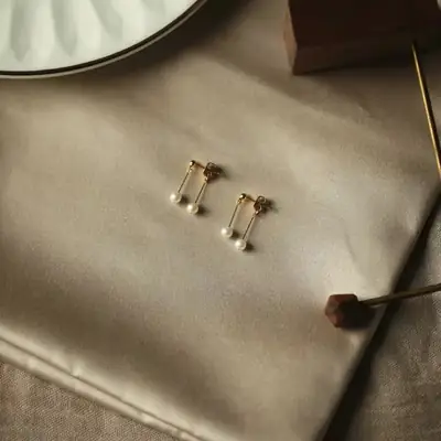 Smart Natural Freshwater Pearl Earrings Small French Fairy Ear Studs