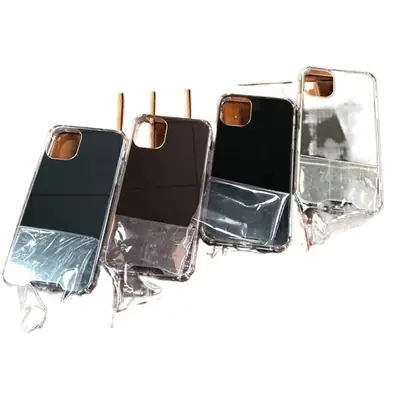 Apple 17 Promax Mirror Phone Case 16 Four Corners Anti-Fall 15 Acrylic 14 Mirror 13 Makeup Case 11
