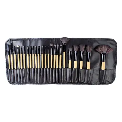 24-Piece Makeup Brush Set Pink Case