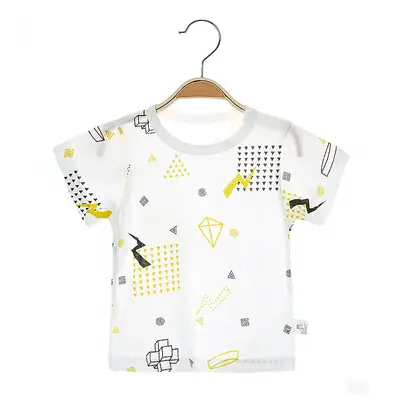 Baby Pure Cotton Short Sleeve T-Shirt White