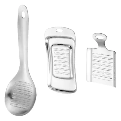 Stainless Steel Manual Ginger Grinder Spoon Type Kitchen Tool