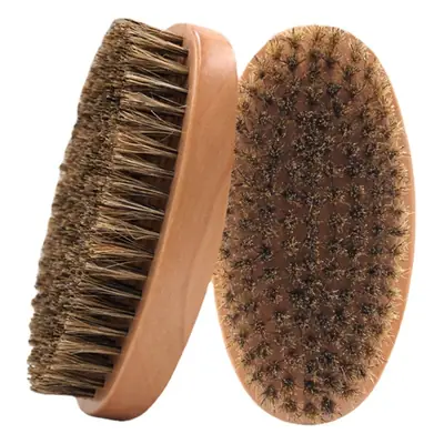 Men's Oil-Head Beard Brush with Soft Lotus Bristles