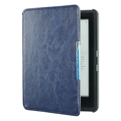 Blue Leather Magnetic Tablet E-Book Case for 6" N437/N587