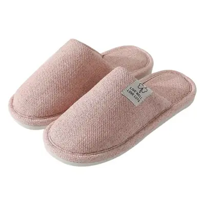 Autumn and winter linen slippers Baotou home lovers indoor floor moon men and women non-slip soft bottom cotton slippers wholesale