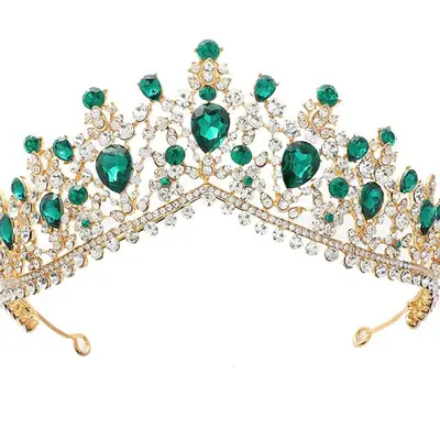 Explosive Crystal Diamond Bridal Crown Headband