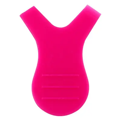 Red Silicone Y-Shaped Eyelash Comb