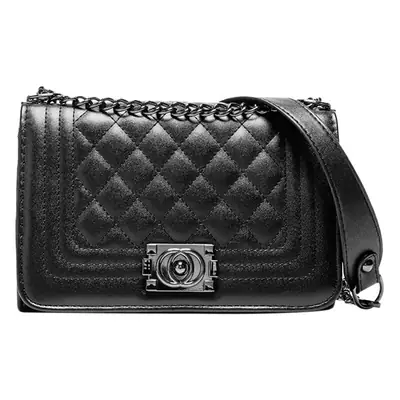 Red Diamond Chain Shoulder Bag for Women 2024
