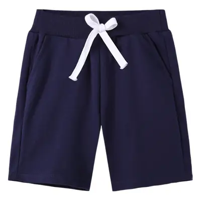Green Cotton Mid-Length Pants for Boys Girls New Summer