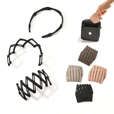 Qiyue Foldable ABS Headband for Women