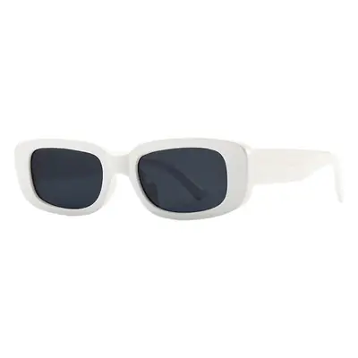 Red Tortue Print Narrow Sunglasses with Yellow Lens
