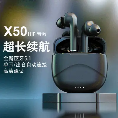 X50 Bluetooth Headset Wireless Binaural Sports TWS5.0