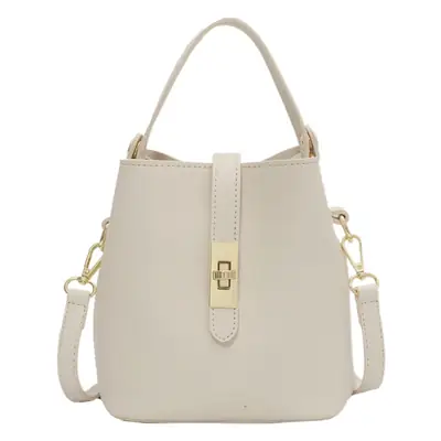 Women's Beige Gold Chain Shoulder Bag 2021 Trendy