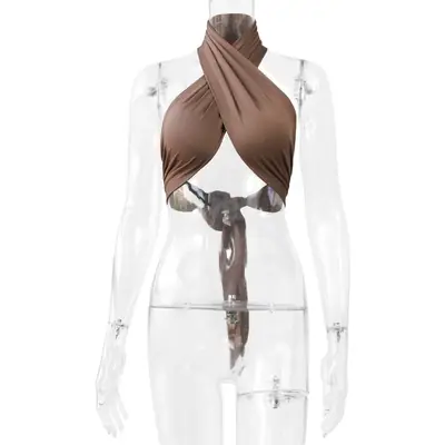 2024 Backless Sling Vest for Women Summer Wear