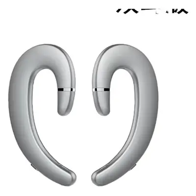 Red Binaural Ear Hanging Bluetooth Headset