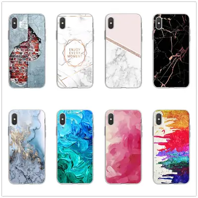 14 Promax Phone Case Marble Design with Gold Accents