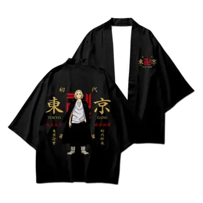 Tokyo Salamander Avengers Cosplay Outfit Black T-Shirt