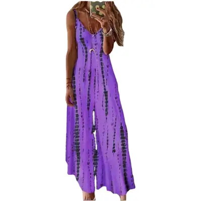 2023 Summer Tie-Dye Printed Long Sleeve Dress