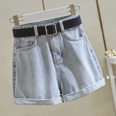 Women Denim Shorts High Waist 2021 Summer