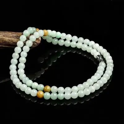 Three Color Jade Bracelet 8mm Live Streaming Dropshipping