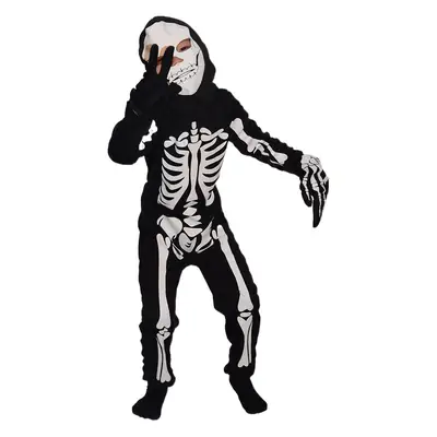 Cross-Border Skeleton Ghost Costume White Glow-In-Dark