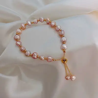 Natural Baroque Pearl Bracelet for Women
