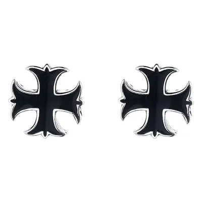 Korean Cross Earrings S925 Sterling Silver All Match