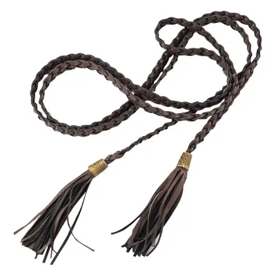 Women's Braided Tassel Waist Belt for All Occasions