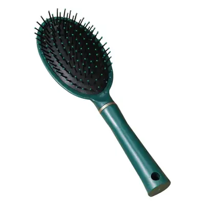 Dark Green Negative Ion Curling Hair Brush