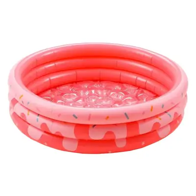 New Round Donut Inflatable Pool Children's Play Pool Household Infant Thickened Swimming Pool Ocean Ball Pool