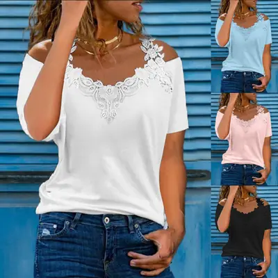2021 Summer Lace Camisole V Neck Pink